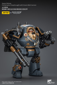 Space Wolves Contemptor Dreadnought with Gravis Bolt Cannon 3