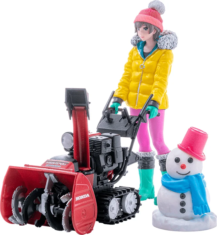 Max Factory PLAMAX MF-62: minimum factory Minori with Honda Small Snow Plow HSS1170n (JX) - Character Kits