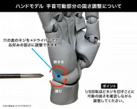 KOTOBUKIYA ARTIST SUPPORT ITEM HAND MODEL/R -PALE ORANGE- - Art & Display - photo 6