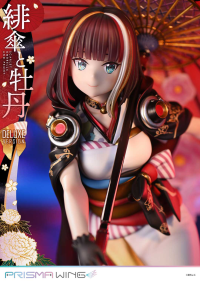 PRISMA WING fuzichoco original Illustration Scarlet Umbrella and Peony Deluxe Version 1/7 Scale Pre-Painted Figure 24