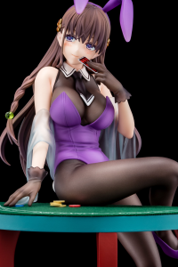 Elfine Phillet wearing flower’s purple bunny costume with Nip Slip Gimmick System 10