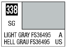 Mr. Color 338 Light Gray FS36495 (Semi-Gloss/Aircraft)
