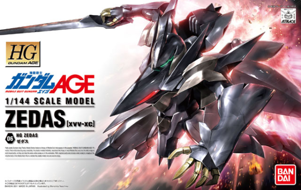 HG 1/144 #06 Gundam Age Zedas