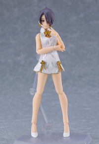 figma Female Body (Mika) with Mini Skirt Chinese Dress Outfit (White) 1
