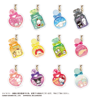 SANRIO CHARACTERS BIRTHDAY "PUKKURI" CLEAR KEY RING 13