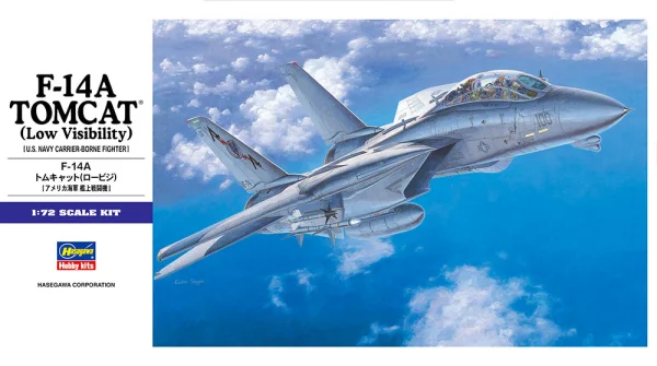 Hasegawa [E2] 1:72 F-14A TOMCAT (Low Visibility) - Scale Kits
