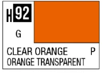 GSI Creos AQUEOUS HOBBY COLOR - H92 GLOSS CLEAR ORANGE (PRIMARY) - photo 1