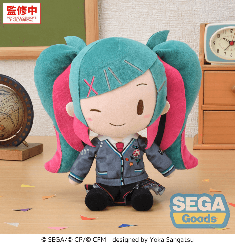 fuwa petit "HATSUNE MIKU: COLORFUL STAGE!" M Plush -School SEKAI Hatsune Miku-