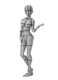 Body Chan -Kentaro Yabuki- Wire Frame (Gray Color Ver.) , Bandai Spirits S.H Figuarts 4