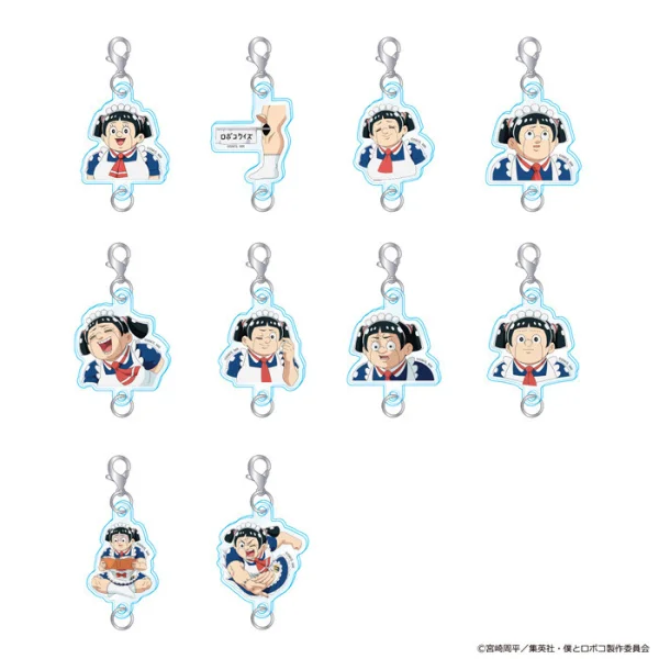 16 directions Me & Roboco Collectible Connecting Acrylic Keychains - Me & Roboco