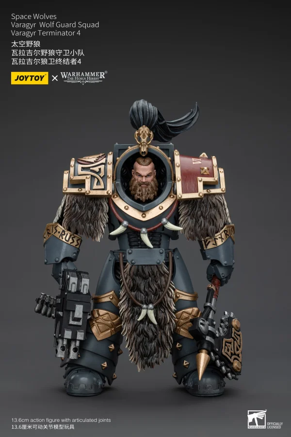 JOYTOY Space Wolves Varagyr Wolf Guard Squad Varagyr Terminator 4 - Warhammer 40K