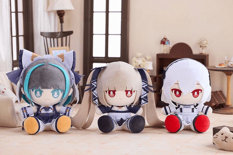 Cheshire & Formidable & Sirius Punipuni Plushie Set
