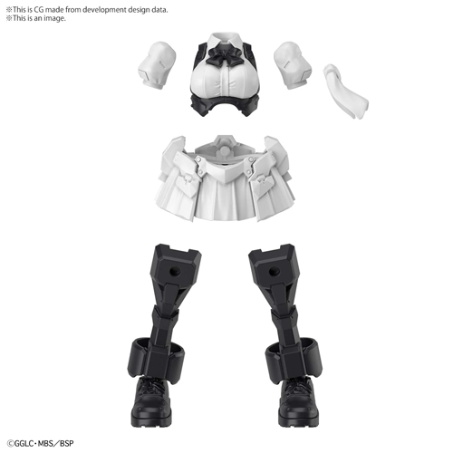 GIRL GUN LADY&30 MINUTES SISTERS COMPATIBLE OPTION PARTS SET