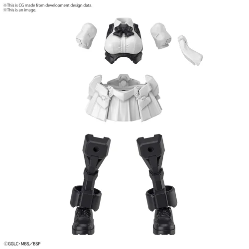 BANDAI HOBBY GIRL GUN LADY&30 MINUTES SISTERS COMPATIBLE OPTION PARTS SET - 30 Minutes Sisters (30MS)
