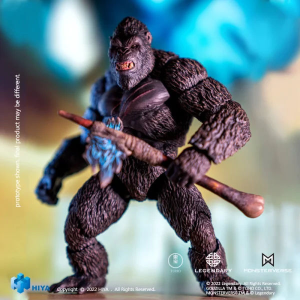HIYA TOYS EXQUISITE BASIC: "GODZILLA VS KONG" - Kong - Godzilla