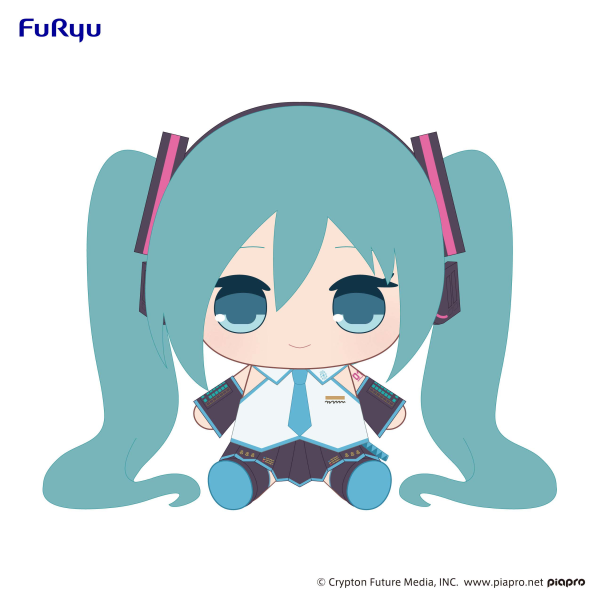 Hatsune Miku KYURUMARU BIG Plush Toy -Hatsune Miku-