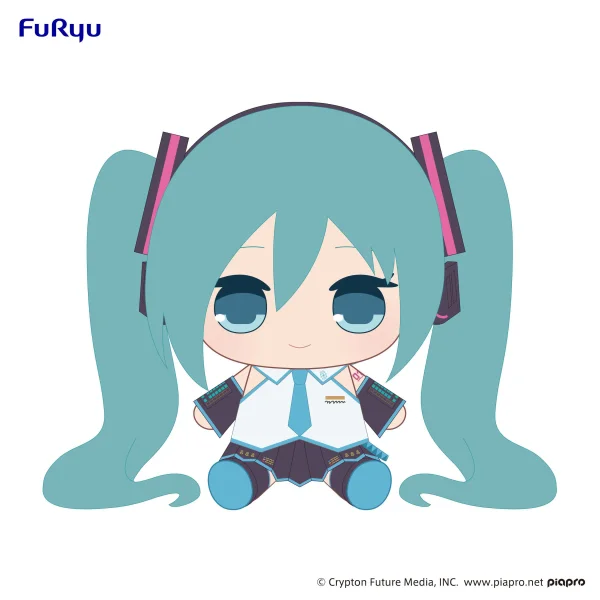 FuRyu Hatsune Miku　KYURUMARU BIG Plush Toy -Hatsune Miku- - Hatsune Miku