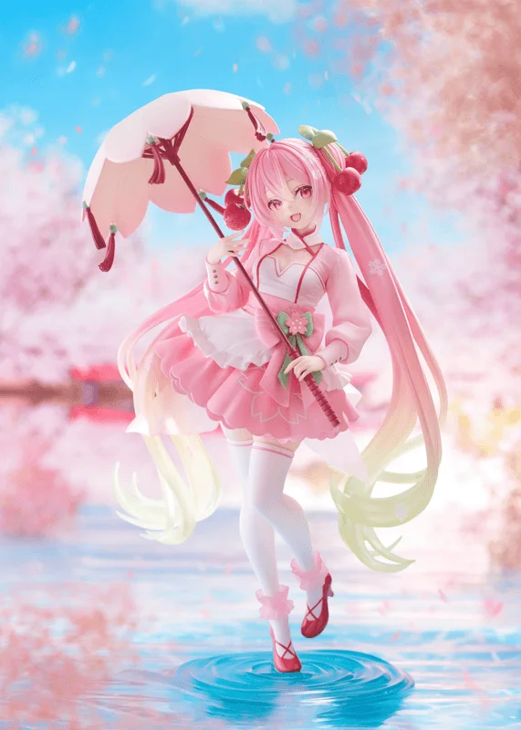 Sakura Miku AMP+ Figure (Sakura Dress Ver.)
