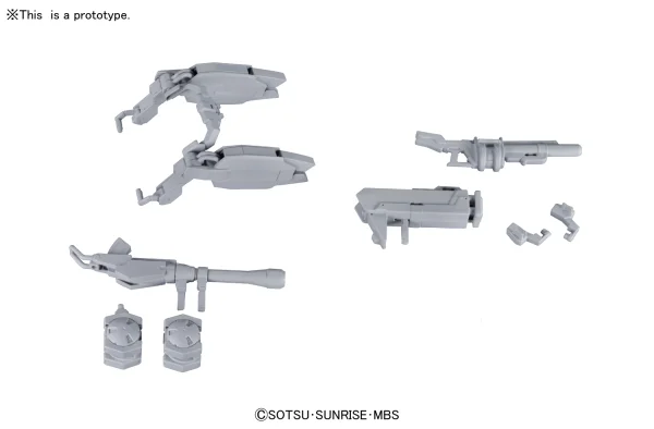 BANDAI HOBBY Orphans HG 1/144 MS Option Set 2 & CGS mobile Worker (Space Use) - Mobile Suit Gundam: Iron-Blooded Orphans