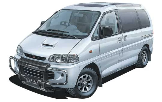 Aoshima MINI VAN: 1/24 DELICA SPACEGEAR - Scale Kits