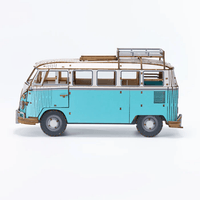 wa-gu-mi Vintage Volkswagen Type 2 (T1) Camper Van GREEN 8