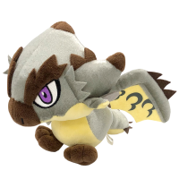 [Repeat Sales]Monster Hunter Chibi-Plush Silver Rathalos 2