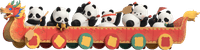 Panda Roll Dragon Boat Racing 1