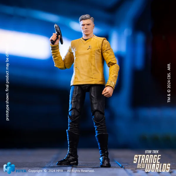 HIYA TOYS Exquisite Mini Series 4 inch STAR TREK STRANGE NEW WORLDS Pike - Star Trek