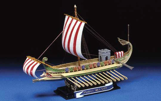 Aoshima [HISTORICAL SAILING SHIPS #02] ROMAN WARSHIP 50.BC - Scale Kits