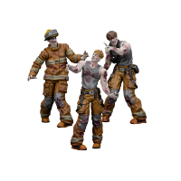 Dark Source Zombie Figure Firefighters 17