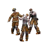 JOYTOY Dark Source Zombie Figure Firefighters - JOYTOY Original Series - photo 17