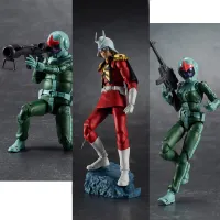 MegaHouse Principality of Zeon Army Soldier 04-06 (Normal Suit Soldier & Char Aznable) - Mobile Suit Gundam - photo 2