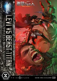 Prime 1 Studio Ultimate Premium Masterline  TV animation Attack On Titan  Levi versus Beast Titan - Attack on Titan - photo 63
