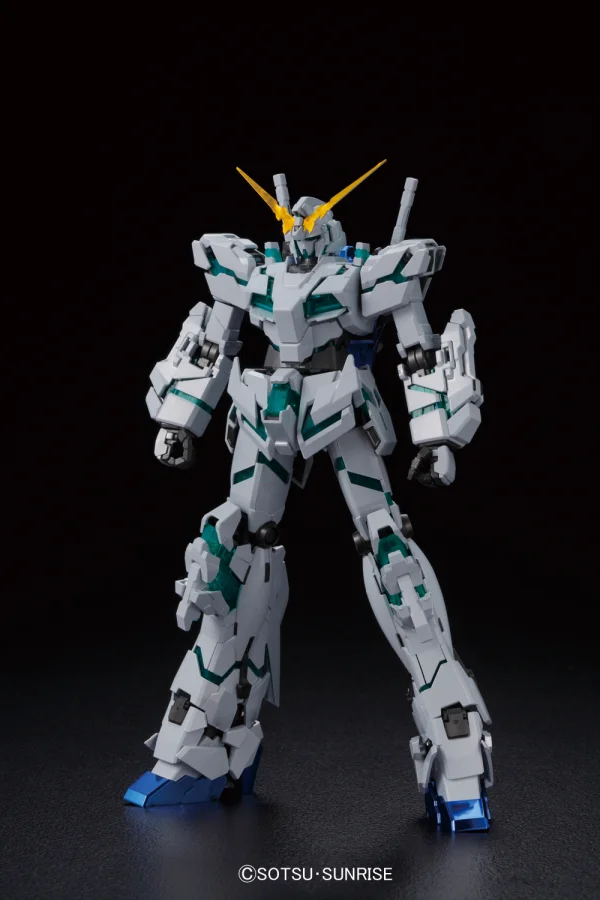 BANDAI HOBBY MG 1/100 Unicorn Gundam (Red/Green Twin Frame Edition) Titanium Finish - Mobile Suit Gundam Unicorn / Narrative
