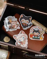 TOYZEROPLUS Moffy's - Mewky Sticker (Black Cat, Siamese Cat) - Mewky - photo 2