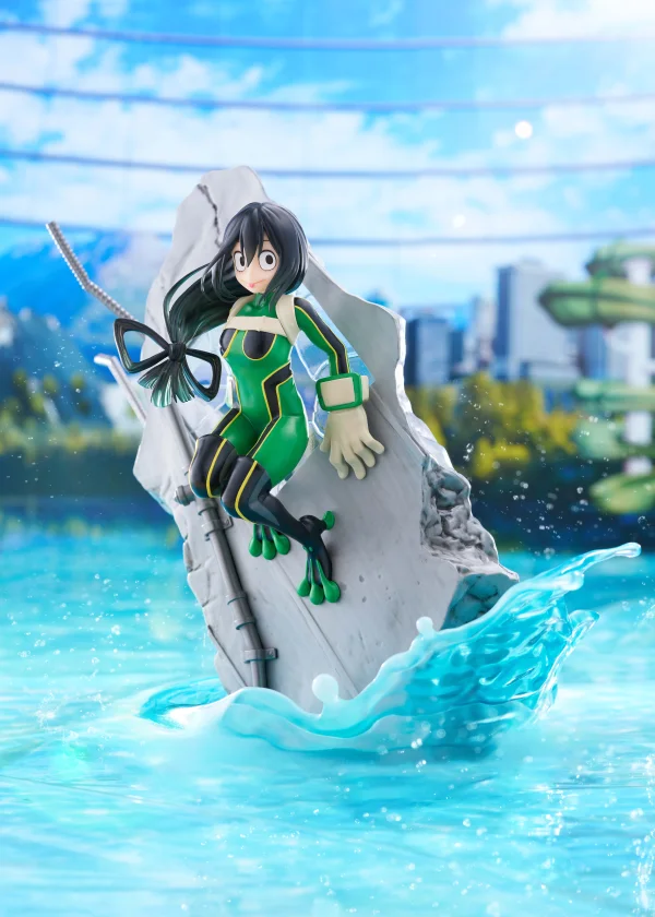 TAITO My Hero Academia DRESSTA Statue Figure - Tsuyu Asui - My Hero Academia