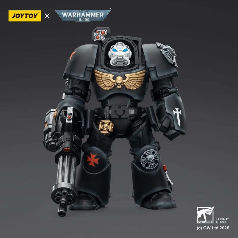 Black Templars Terminator 3 with Power Fist and Assault Cannon