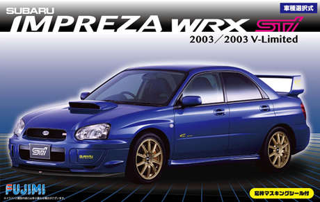 [ID-103] 1/24 Subaru Impreza WRX Sti/2003 V-Limited w/Window Frame Masking Seal