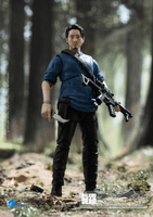 HIYA Exquisite Mini Series 1/18 Scale 4 Inch The Walking Dead Glenn Action Figure 3