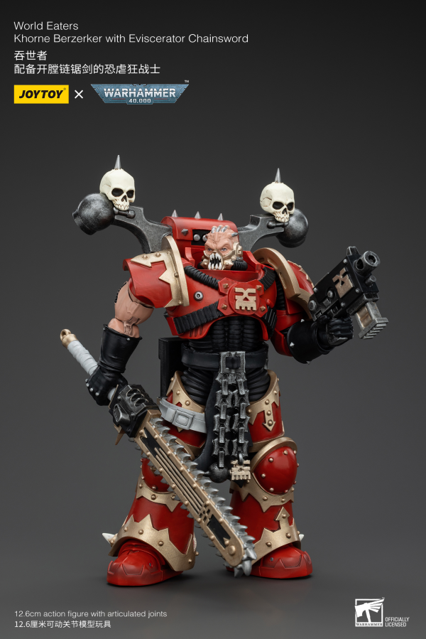 World Eaters Khorne Berzerker with Eviscerator Chainsword