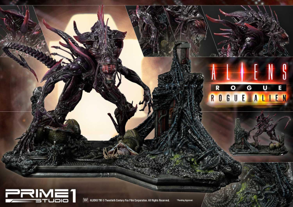 Premium Masterline Aliens (Comics) Rogue Alien Battle Diorama