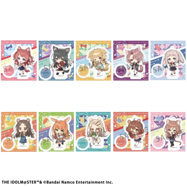 Tokotoko Acrylic Stand Gakuen IDOLM＠STER (10pc per box)