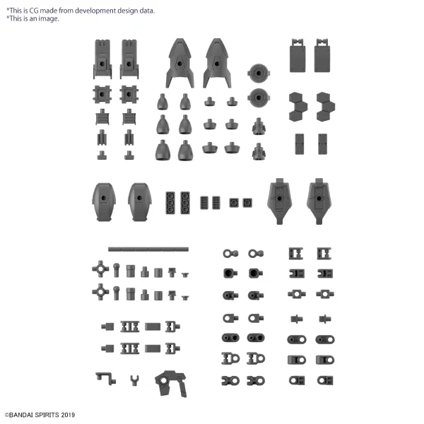 BANDAI HOBBY 30MM 1/144 OPTION PARTS SET 15 (MULTI VERNIER/MULTI-JOINT) - 30 Minutes Missions (30MM)