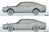 Aoshima 1/32 NISSAN C110 SKYLINE GT-R(SILVER) - Scale Kits - photo 7