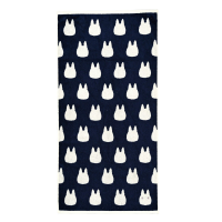 Small White Totoro- Studio Ghibli Silhouette Series (Bath Towel) 1
