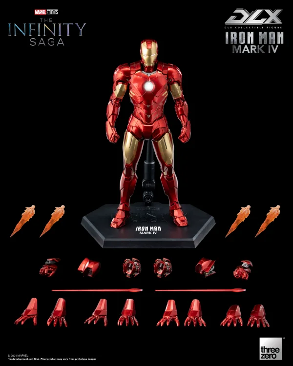 threezero Marvel Studios: The Infinity Saga: DLX Iron Man Mark 4 - Marvel