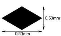 [PA41] MODELING MESH 41 (LOZENGE ・LARGE SIZE) 2