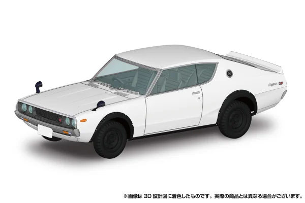 Aoshima 1/32 NISSAN C110 SKYLINE GT-R(WHITE) - Scale Kits