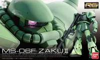 BANDAI HOBBY RG 1/144 #04 MS-06F Zaku II - Mobile Suit Gundam - photo 1