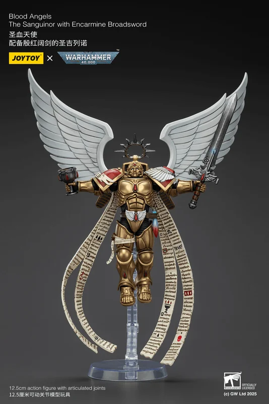 Blood Angels The Sanguinor with Encarmine Broadsword